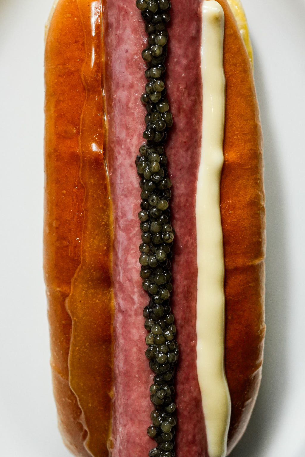 Signature Hotdog & Caviar Sandwich