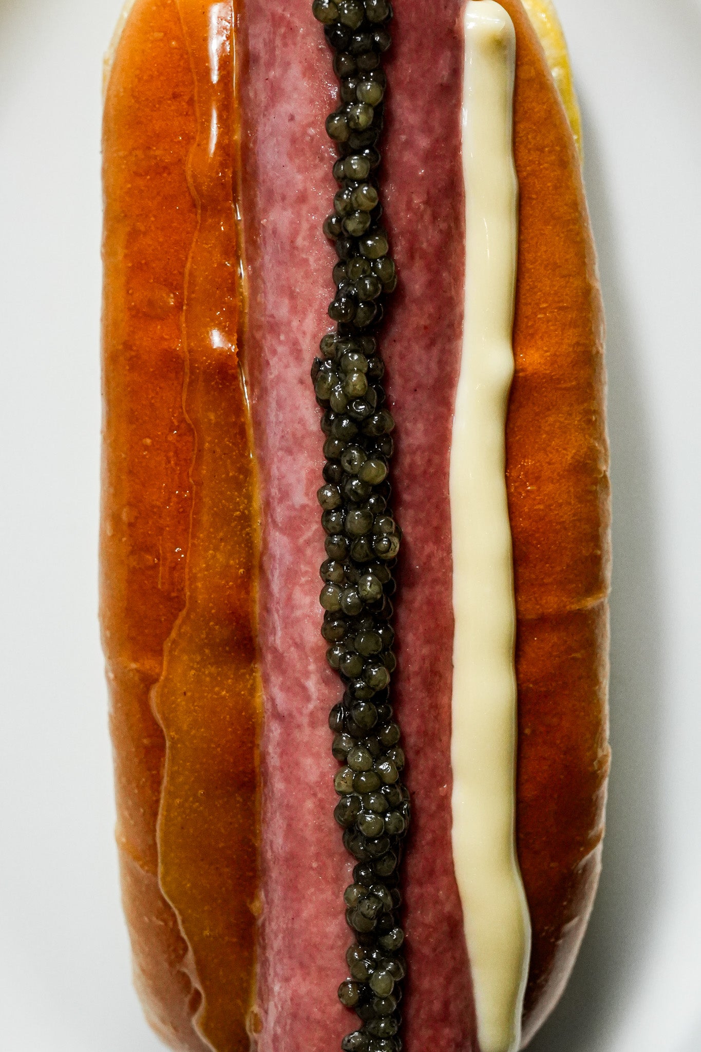 Signature Hotdog & Caviar Sandwich